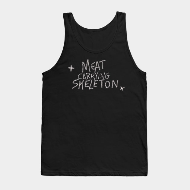 Meat carrying skeleton T-shirt Tank Top by KO-of-the-self